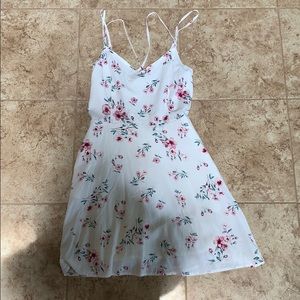 Floral skater mini dress !!